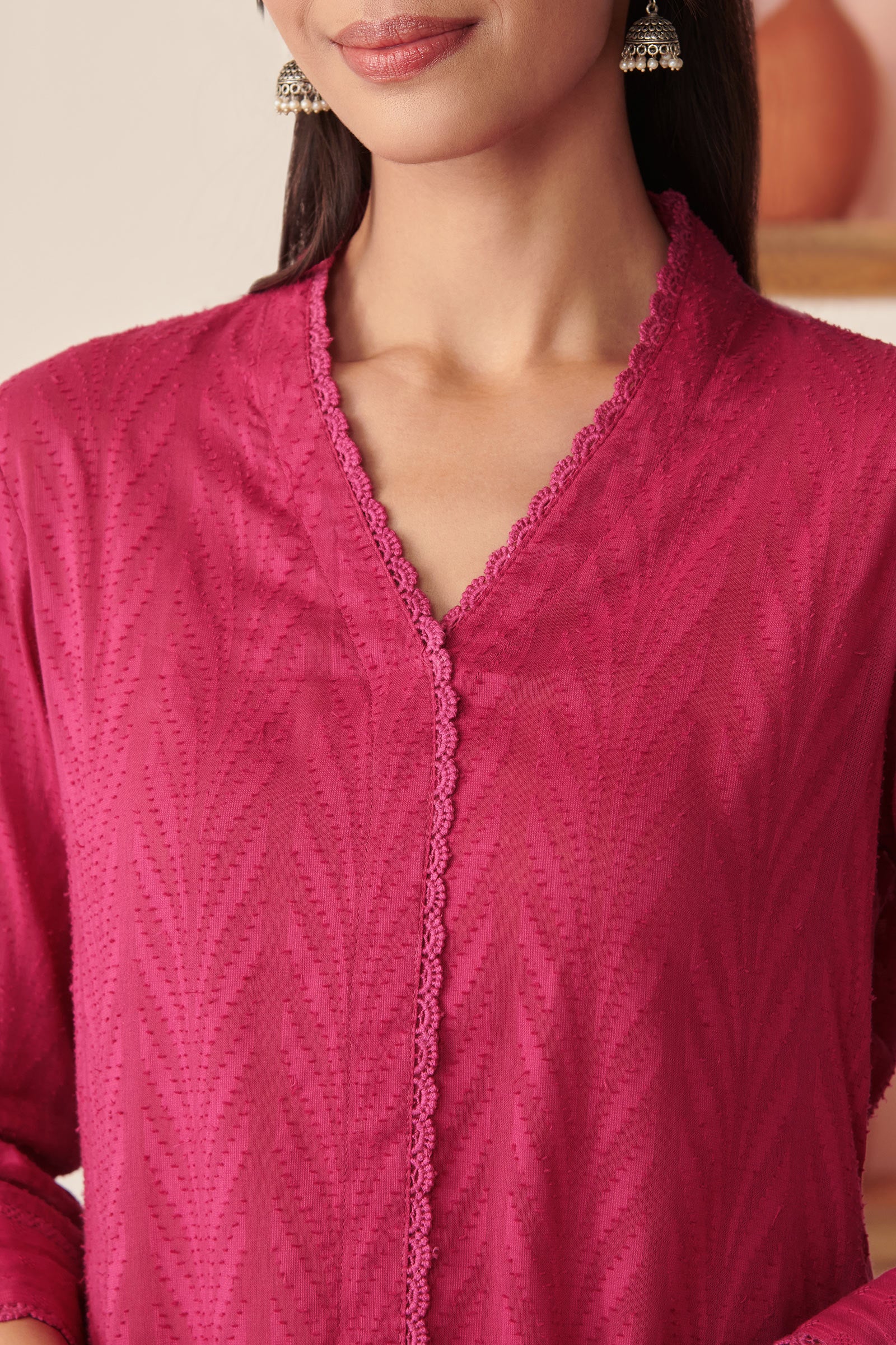 Roza Naimat Rani Pink Kurta