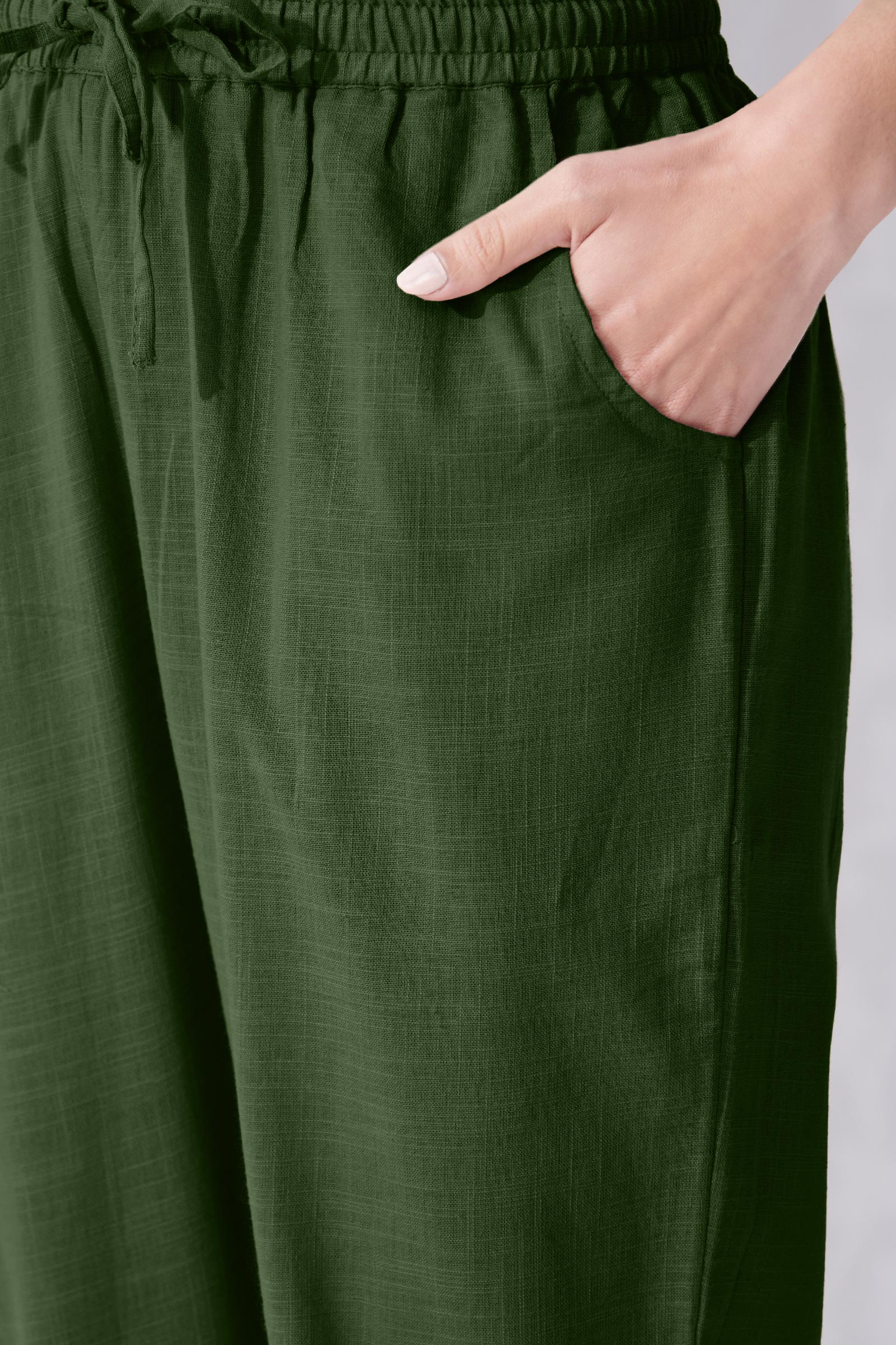 Roza Tara Forest Green Narrow Pants