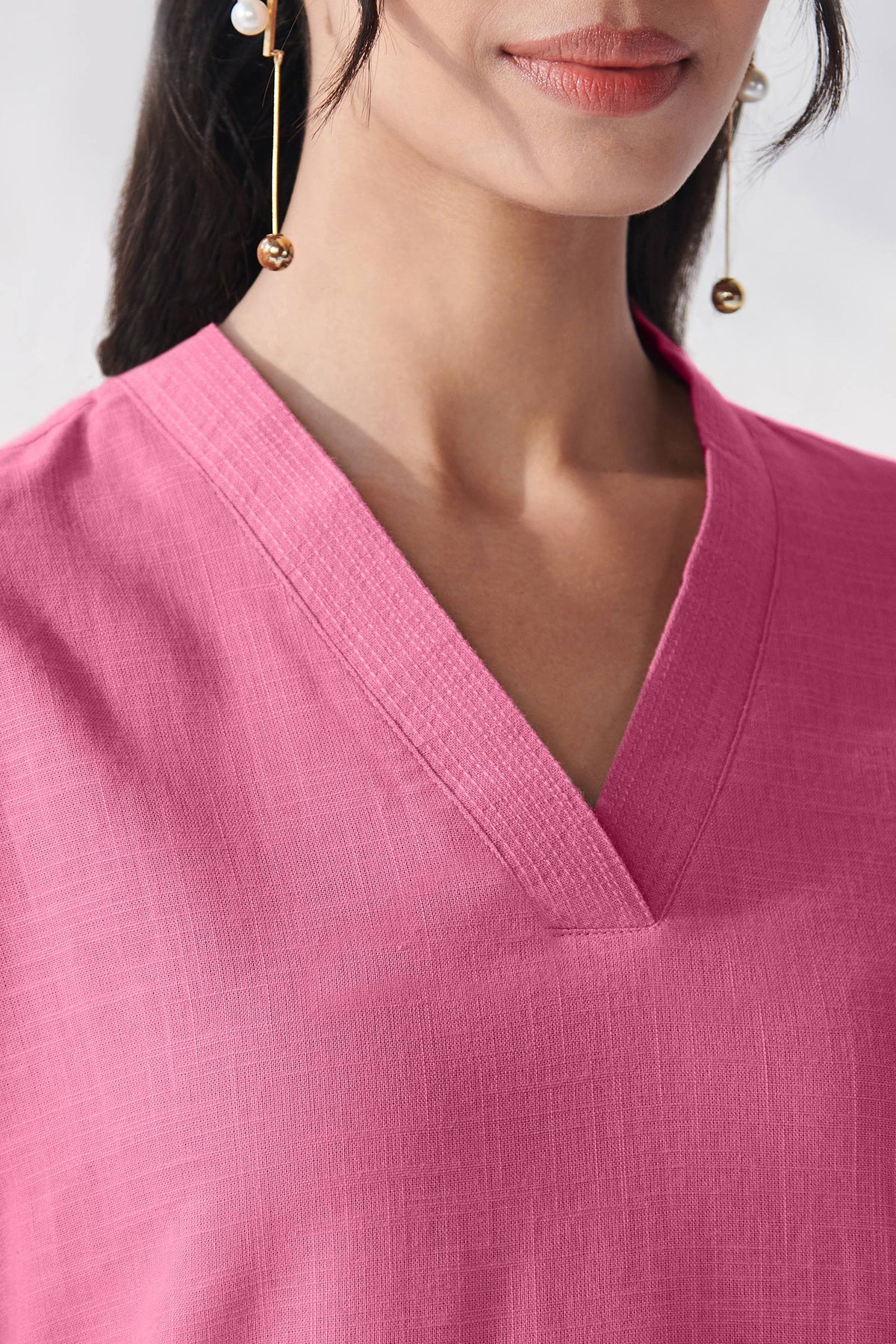 Surplus: Roza Sabira Pink Kurta