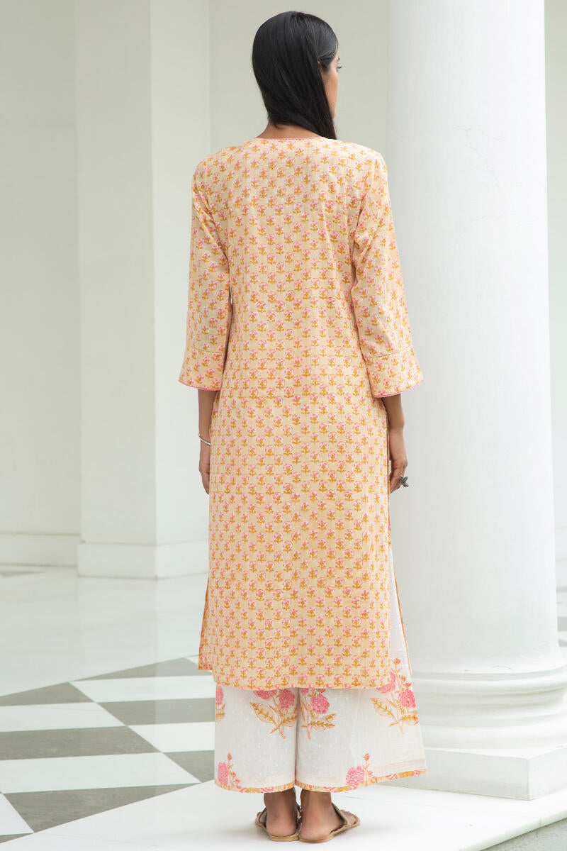 Nazm Sahira Block Printed Kurta