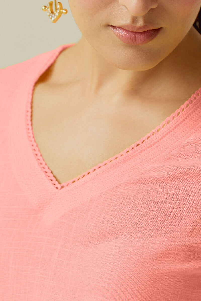 Roza Zara Light Pink Kurta