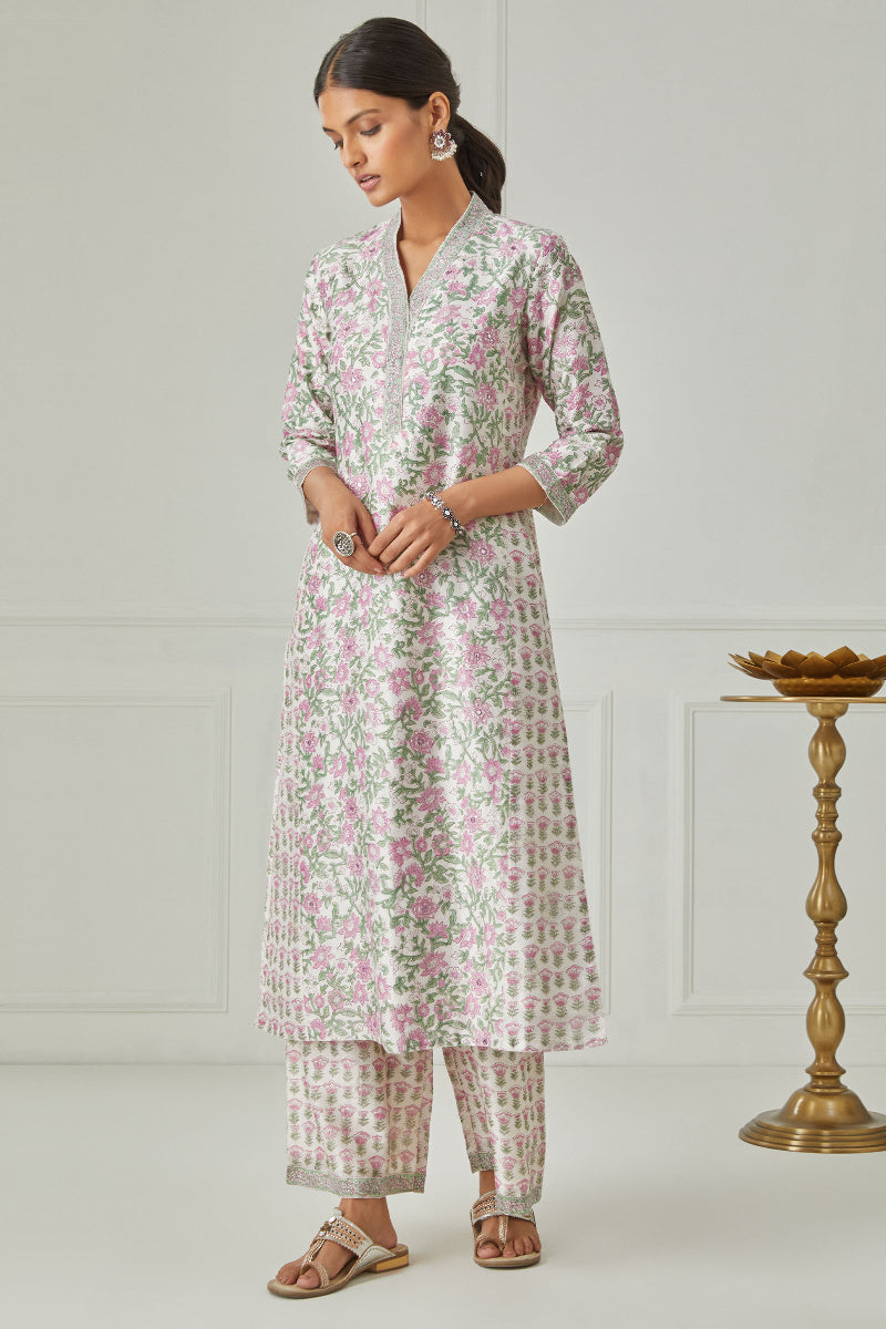 Sanaa Mahnoor Chanderi Kurta
