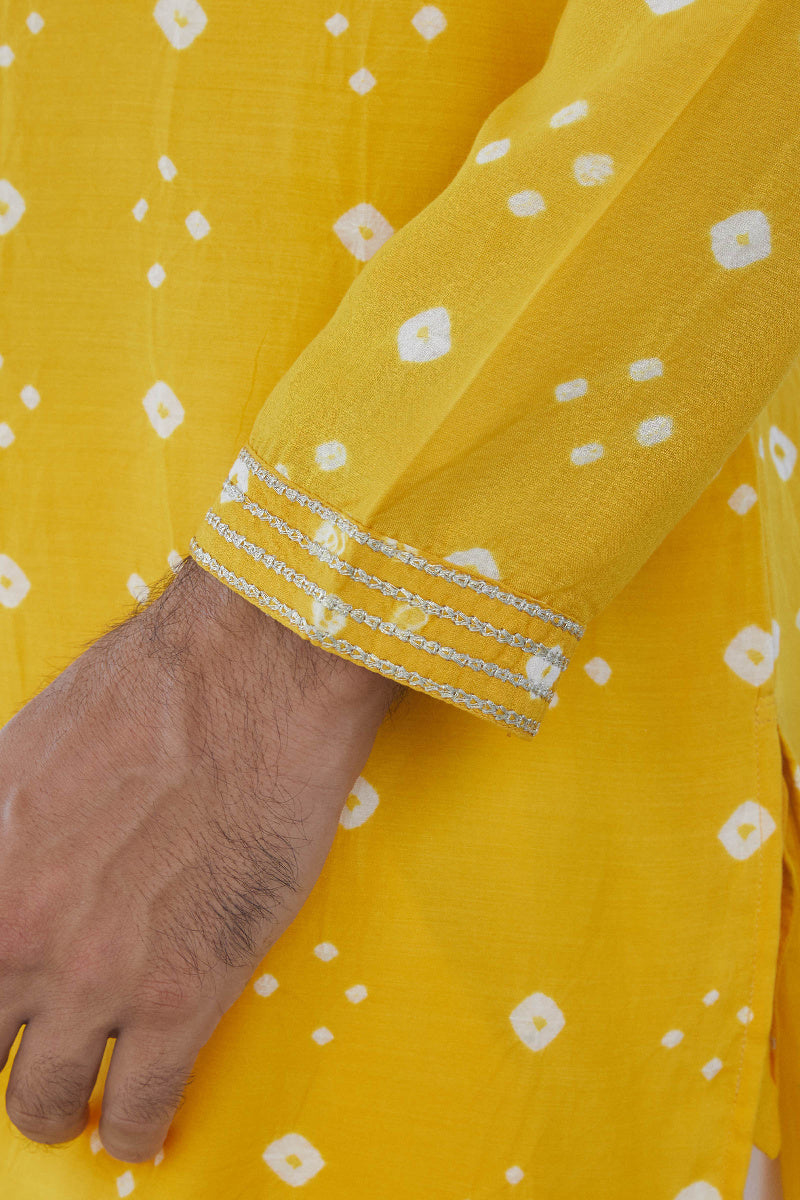 Samir Modal Bandhej Kurta