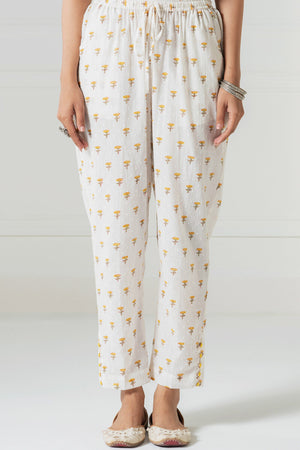 Gauhar Samaira Block Printed Narrow Pants