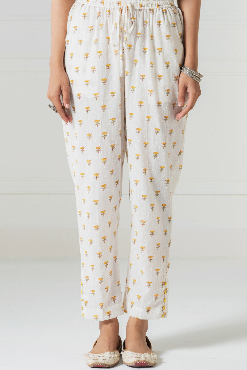 Gauhar Samaira Block Printed Narrow Pants