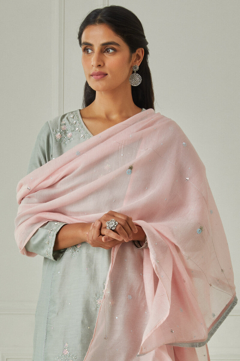 Zubeida Inaya Cotton Silk Dupatta