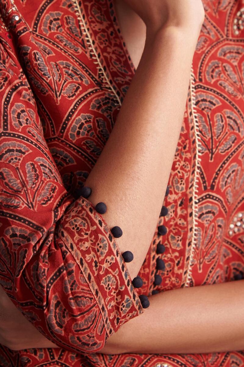 Sehra Samira Ajrak Kurta