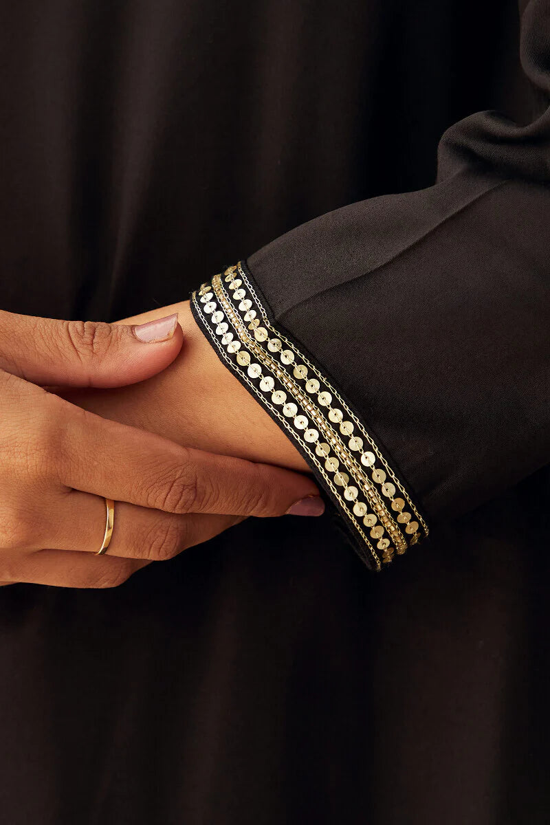 Mehrunissa Seher Black Modal Kurta