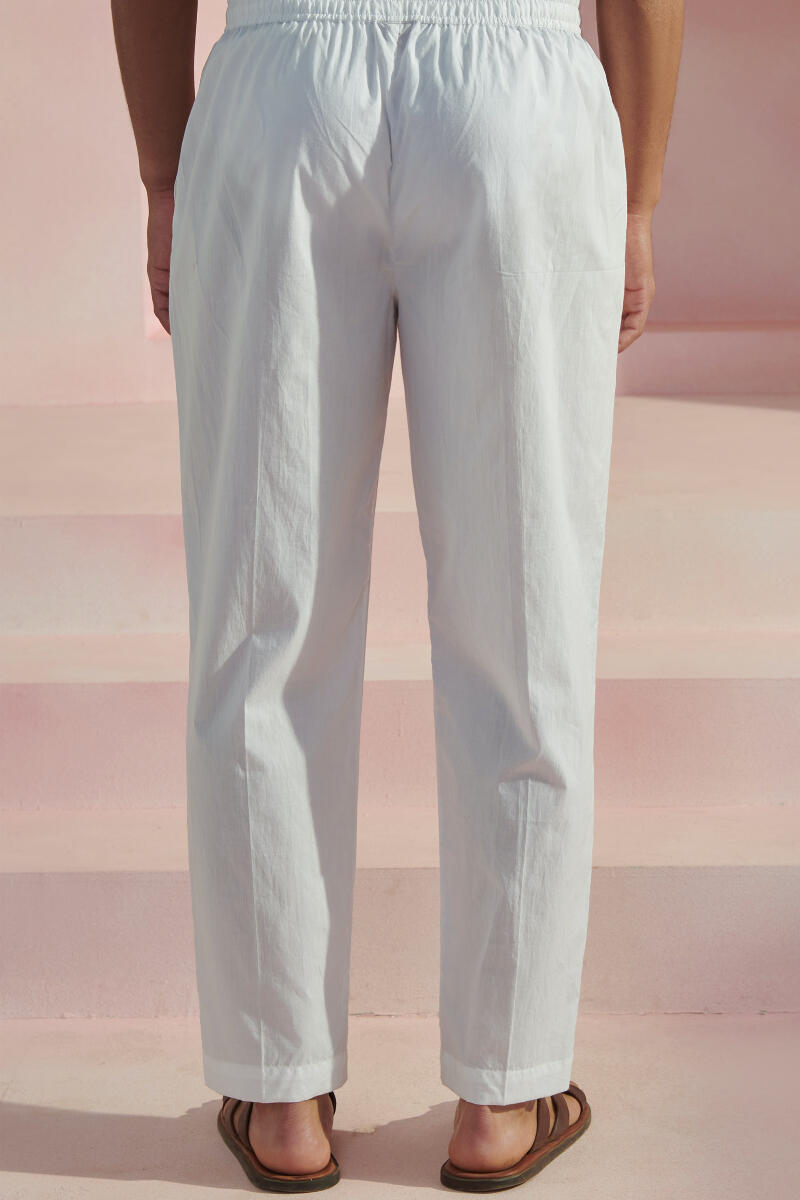 Raahat Faizal White Cotton Pants