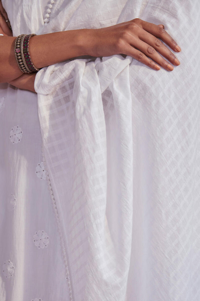 Raahat Sameera White Dupatta
