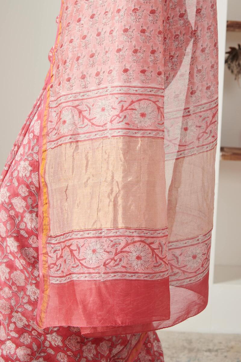 Gauhar Zeniya Cotton Silk Saree