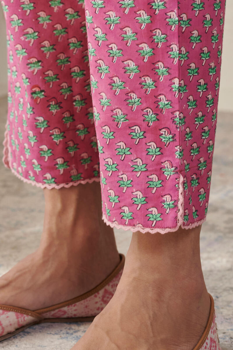 Gauhar Zahida Sanganeri Narrow Pants