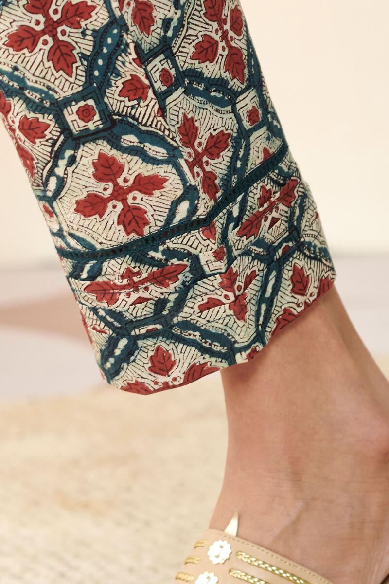 Sehra Fizah Bagru Narrow Pants