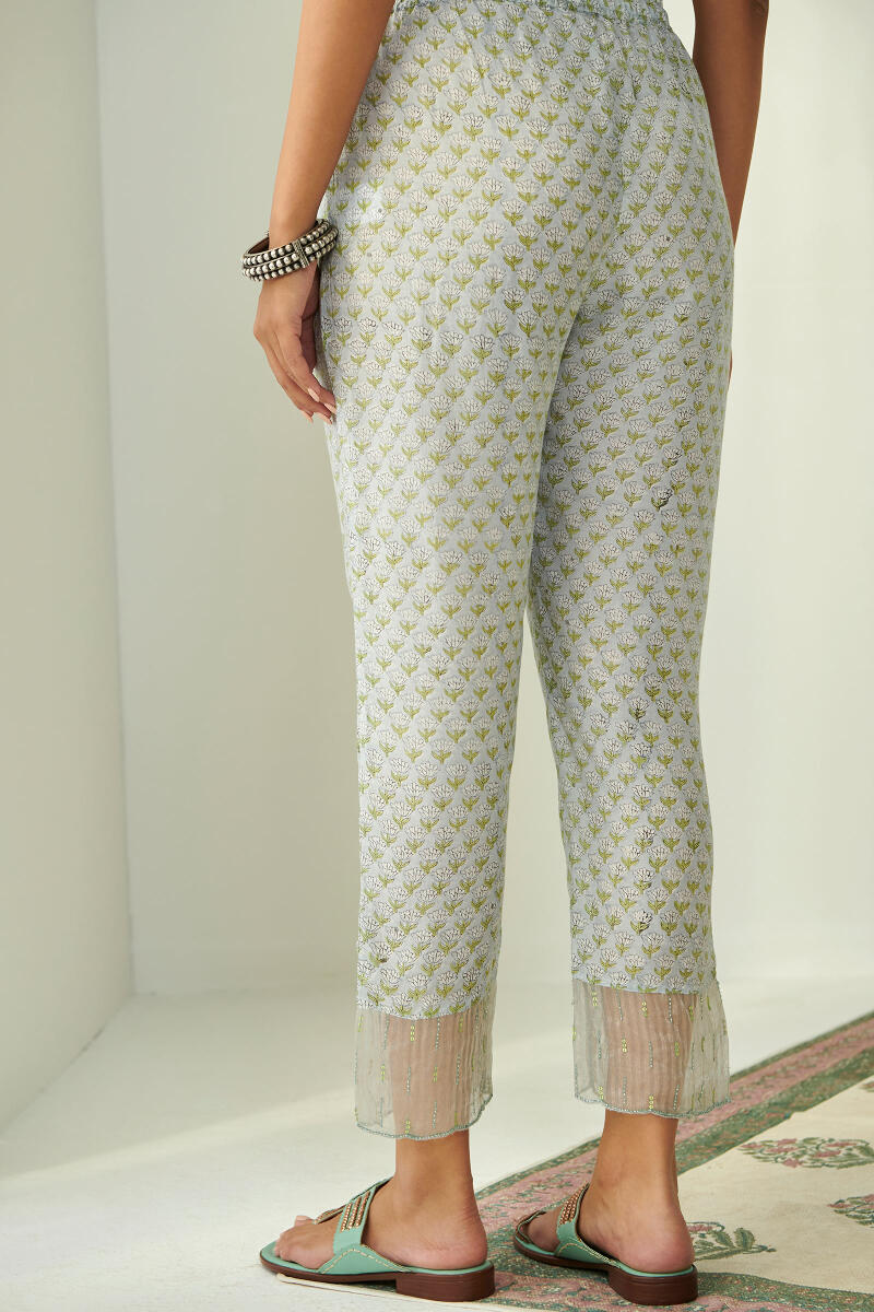 Nasrine Zeenat Sanganeri Narrow Pants