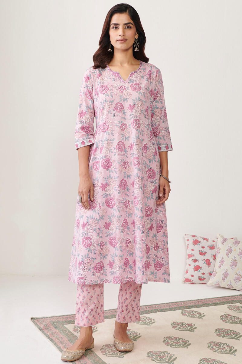 Gulbarg Rozinah Sanganeri Kurta