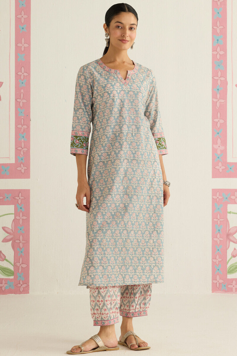 Gulraiz Feroza Sanganeri Kurta