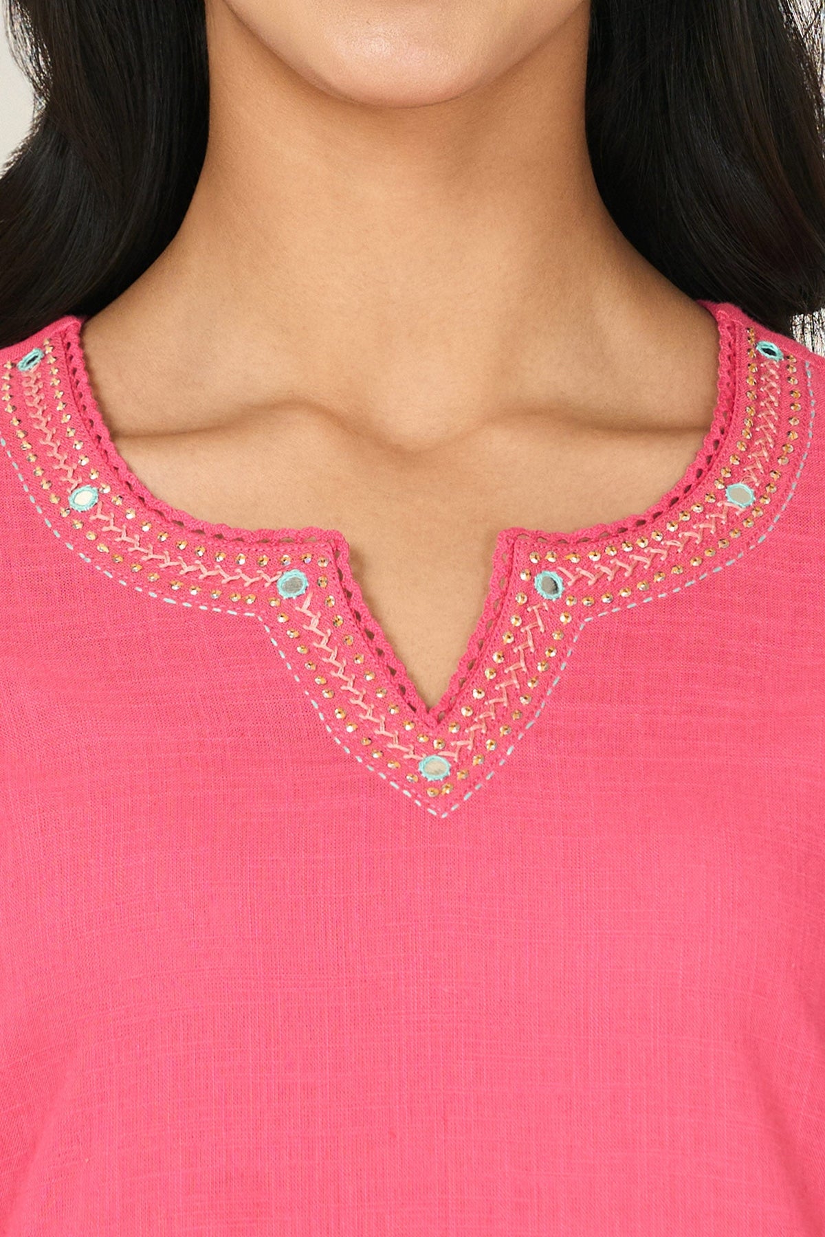 Surplus: Roza Zara Pink Kurta