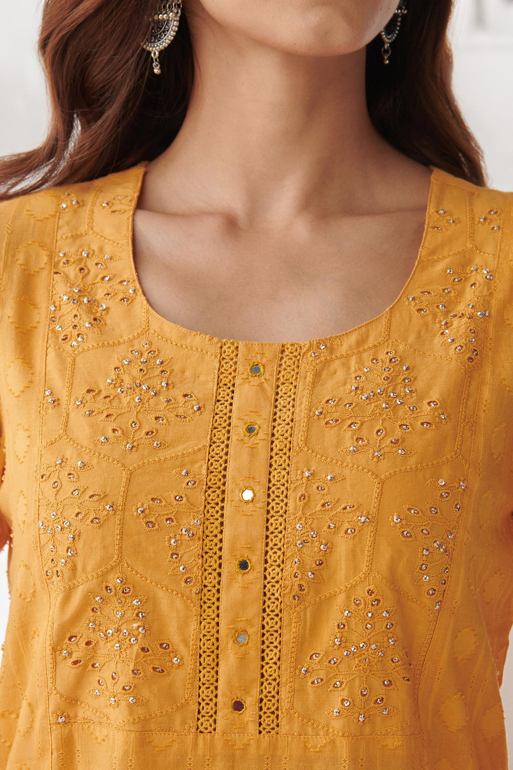 Roza Adira Yellow Kurta