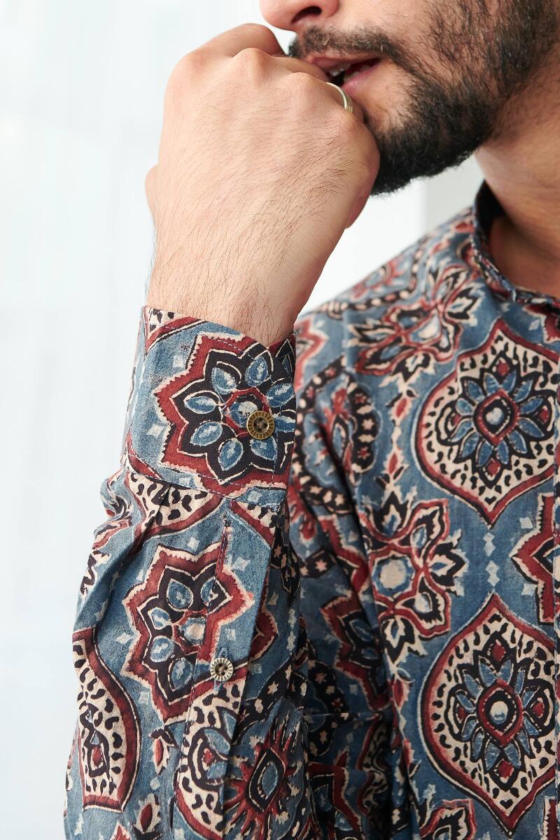 Zaid Fawad Ajrak Shirt