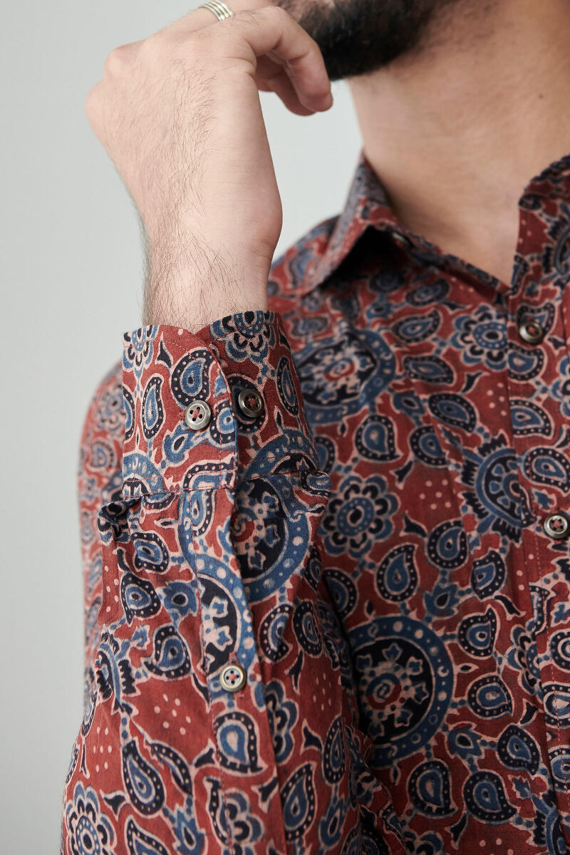 Zaid Fahad Ajrak Shirt