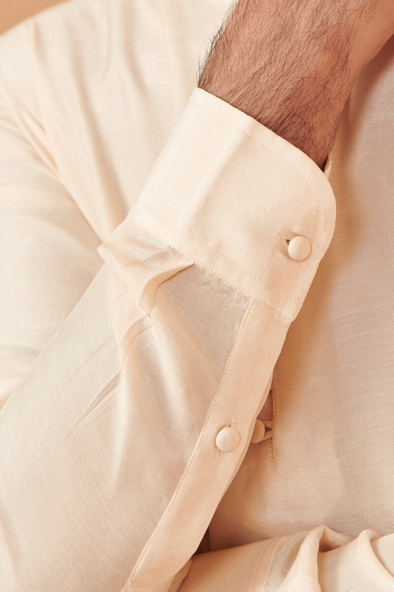 Shirin Off White Modal Kurta