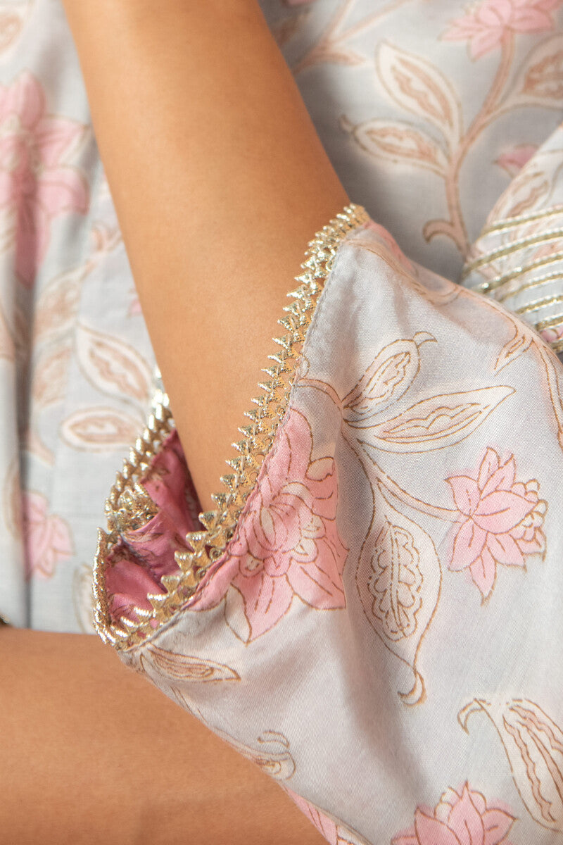 Shirin Zara Sanganeri Modal Kurta