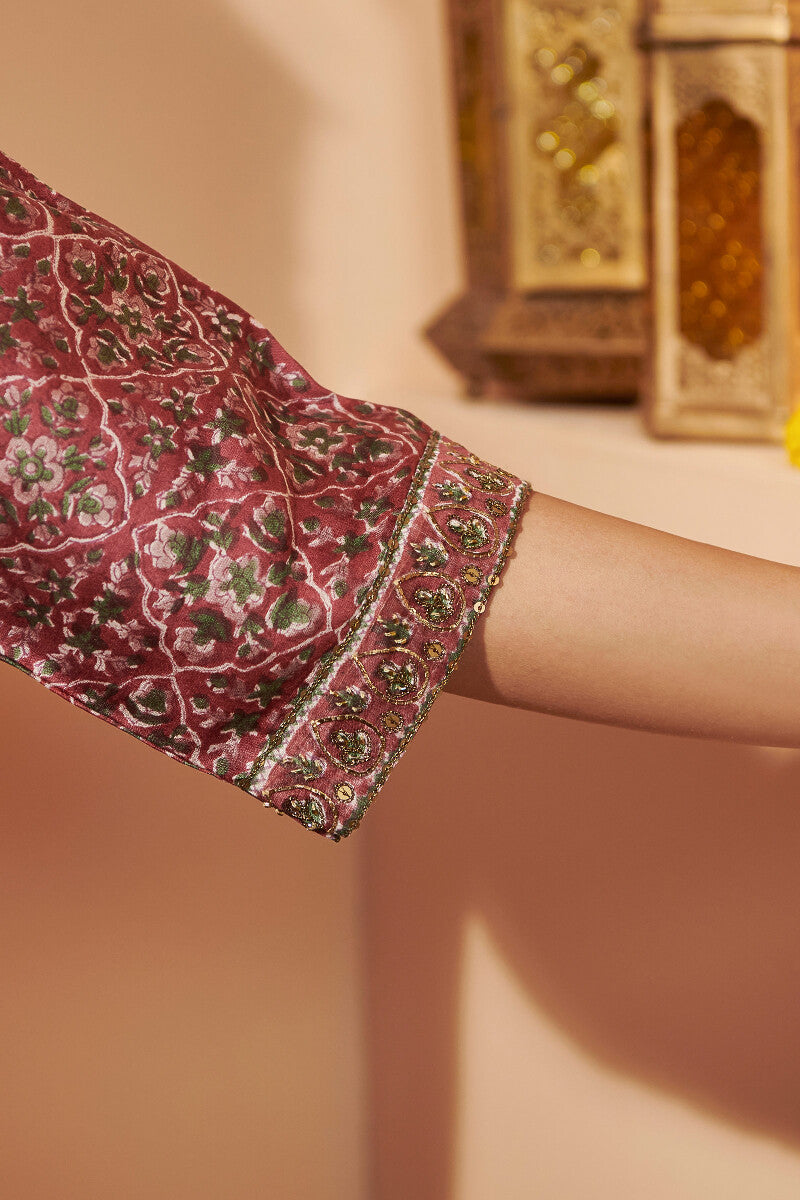 Shirin Shaima Sanganeri Chanderi Kurta