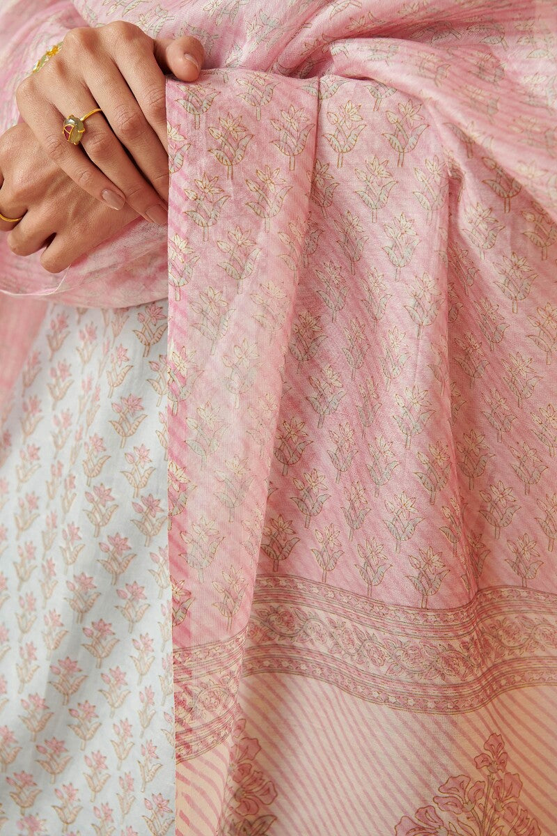 Shirin Asfara Sanganeri Chanderi Dupatta