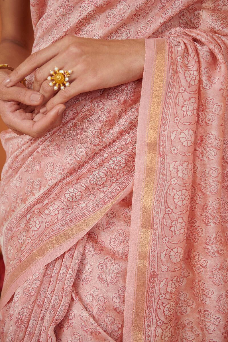 Shirin Roza Sanganeri Chanderi Saree