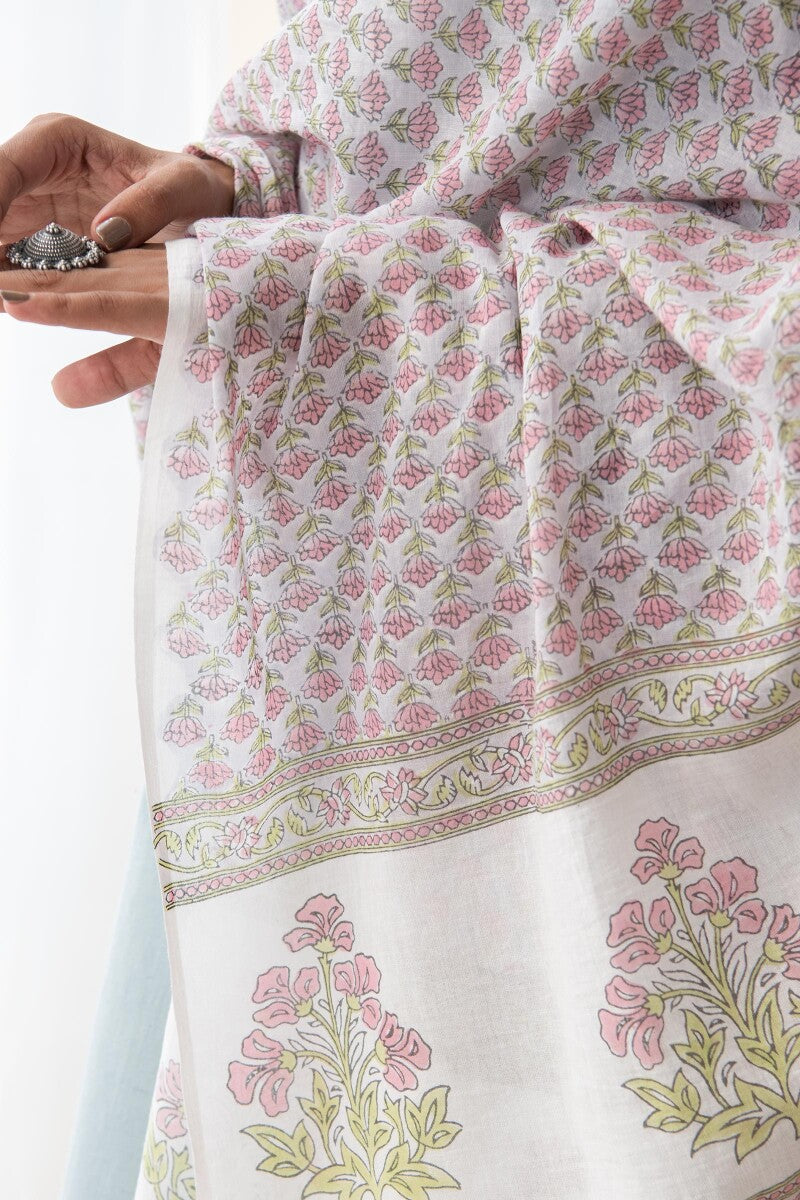 Gulbarg Layla Sanganeri Dupatta