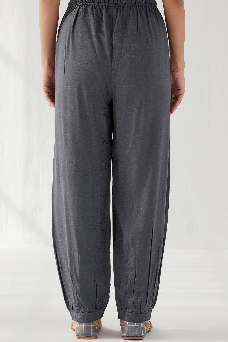 Naadirah Zoya Sage Blue Dobby Izhaar Pants