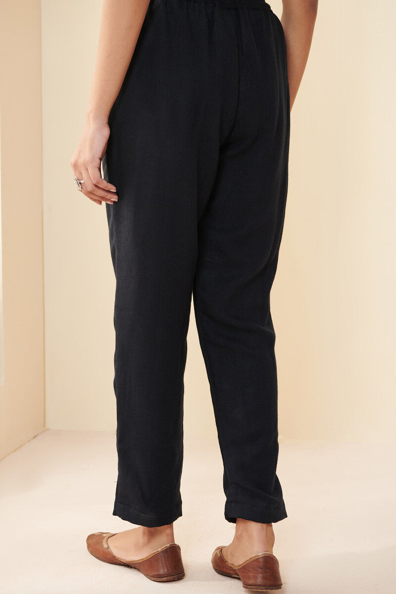 Naadirah Shirin Faux Wool Handloom Narrow Pants