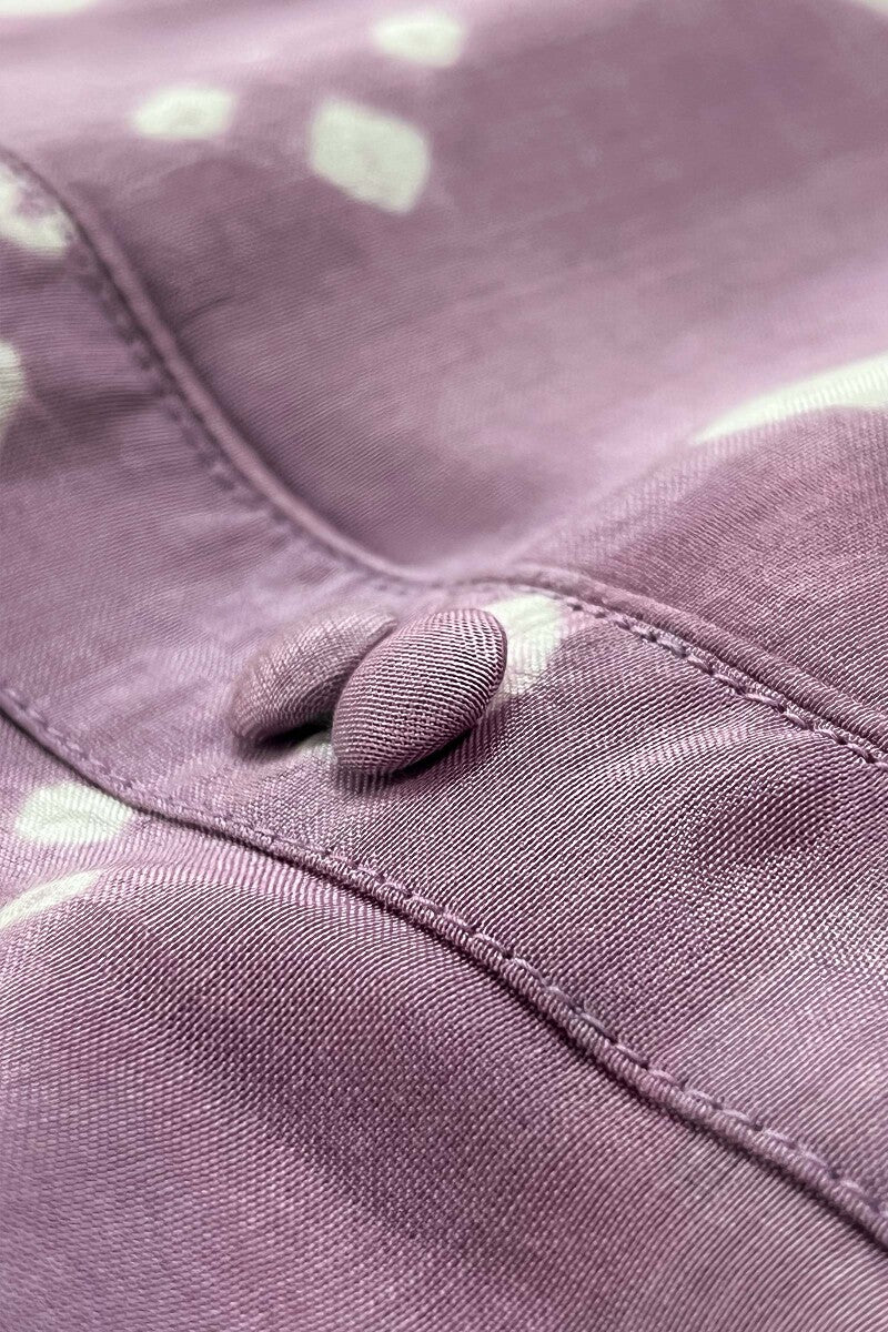 Gauhar Afroza Purple Bandhej Kurta