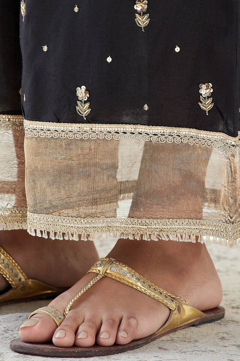 Gauhar Maira Black Modal Palazzo