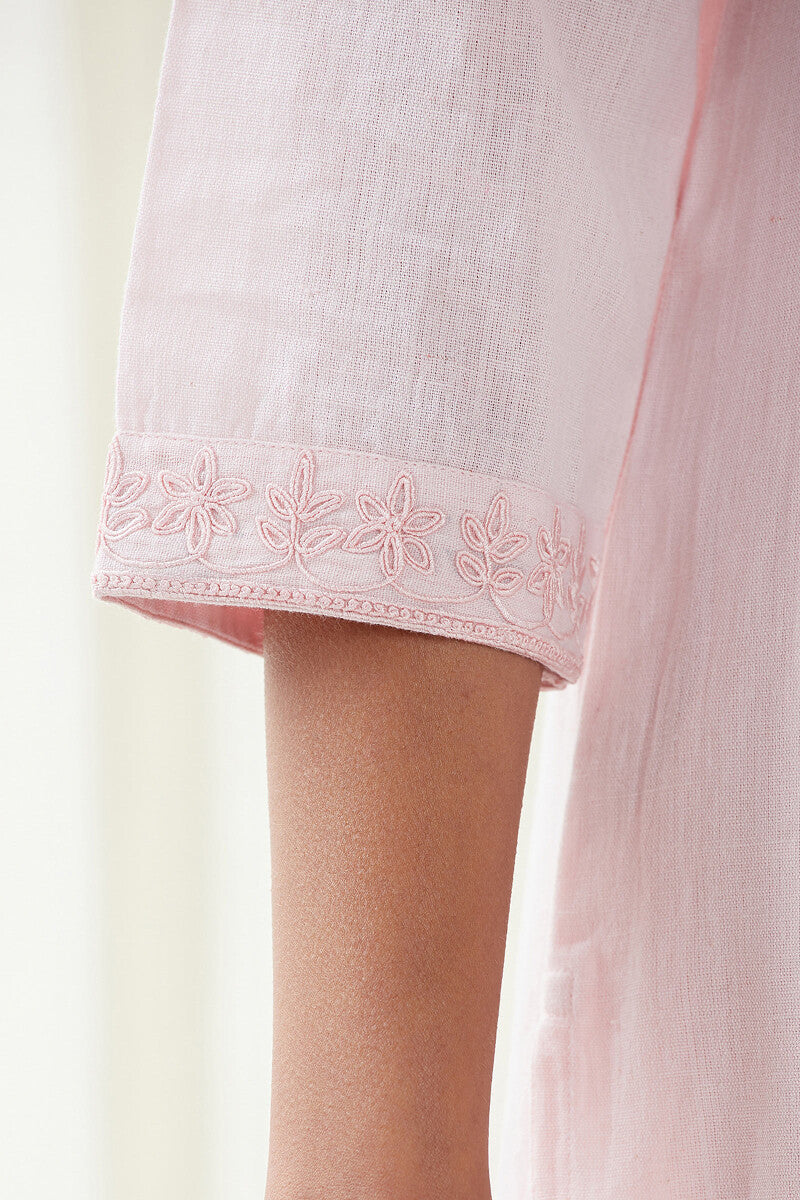 Mirza Yasmine Flax Cotton Kurta