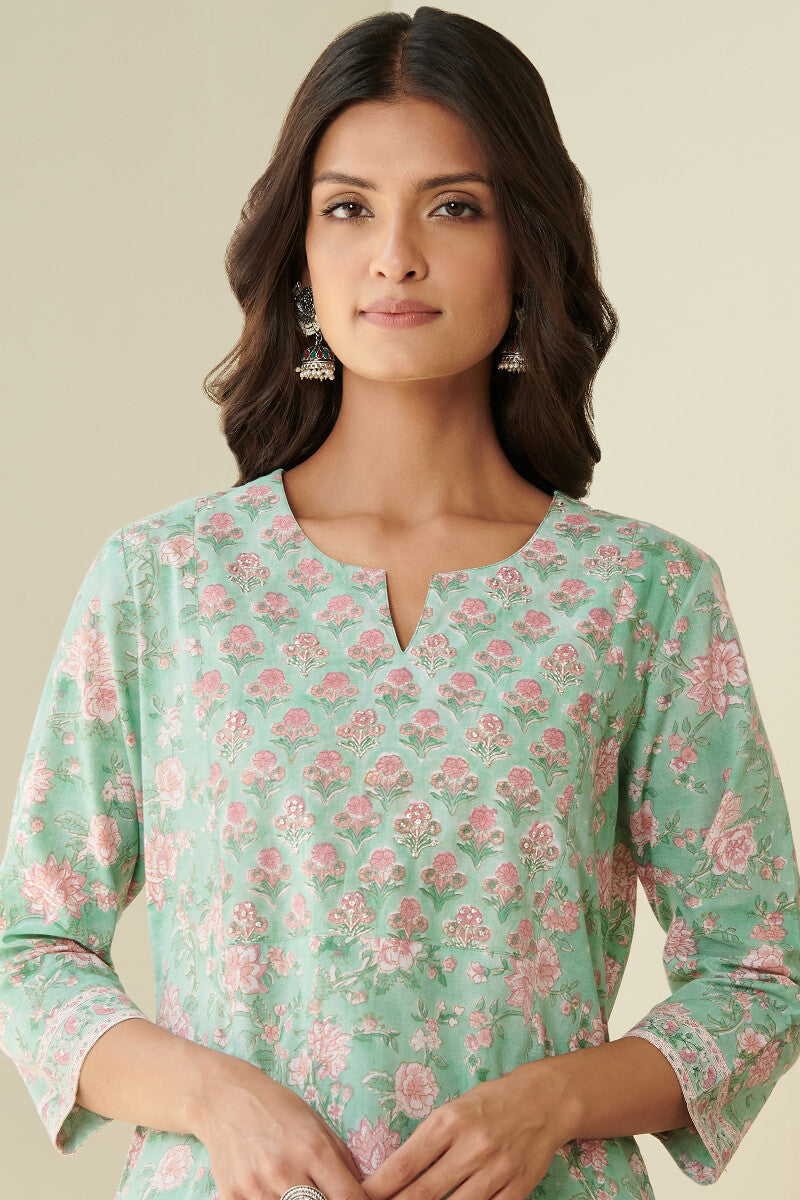 Gulshan Bagh Rumaisa Sanganeri Kurta