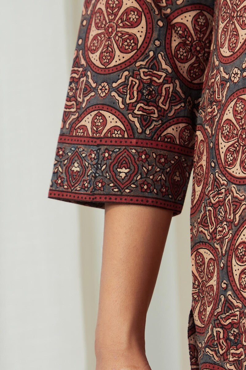 Sehra Heer Ajrak Kurta