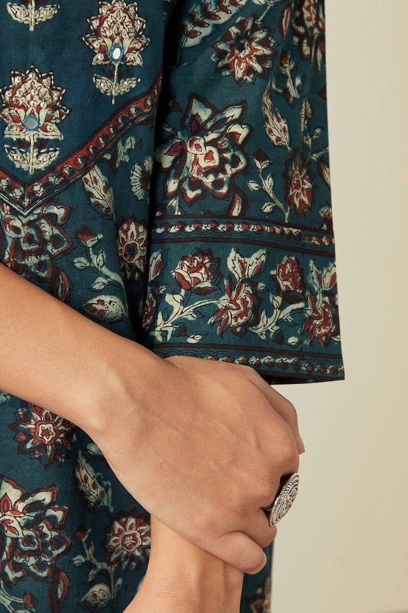 Sehra Farhat Bagru Kurta