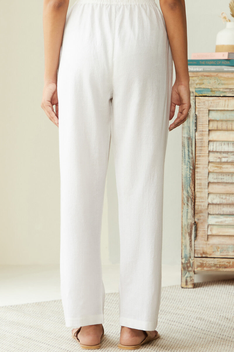 Roza Seher White Pants