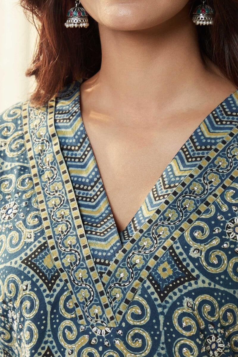 Firdaus Darya Ajrak Kurta