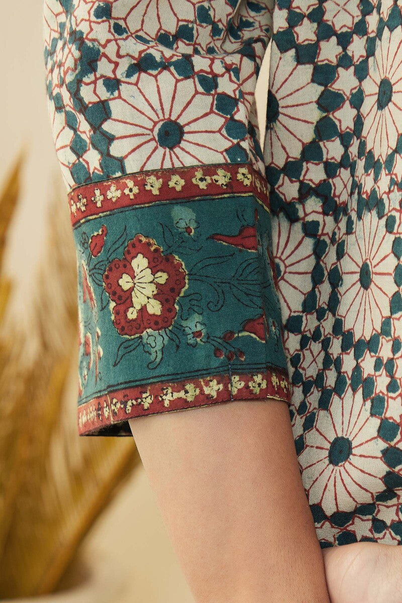 Sehra Mehreen Bagru Kurta