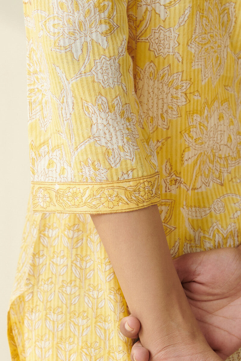 Isfahan Ferhia Sanganeri Kurta