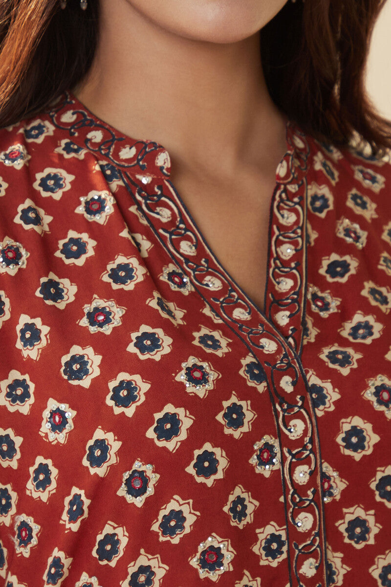 Sehra Mirza Bagru Viscose Kurta