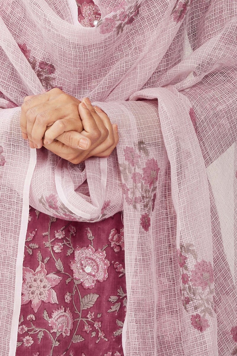 Nasrine Nadia Sanganeri Kota Dupatta