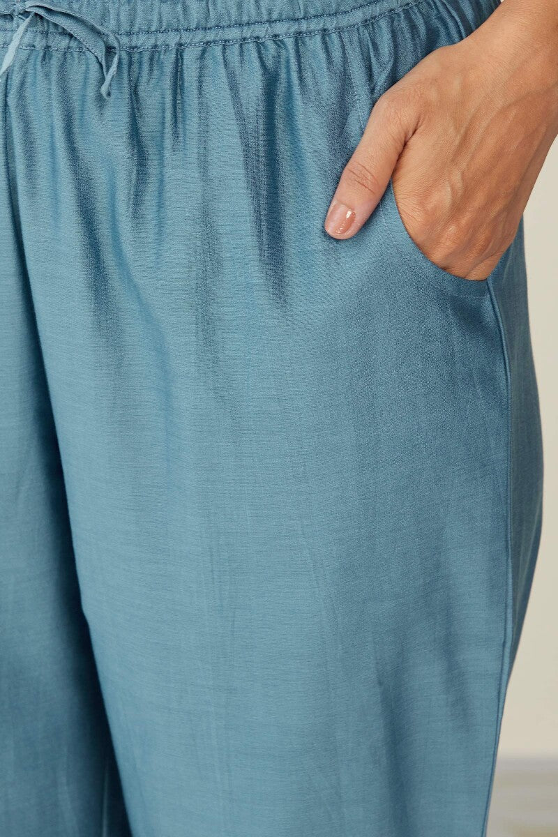 Mehrunissa Saira Chanderi Narrow Pants