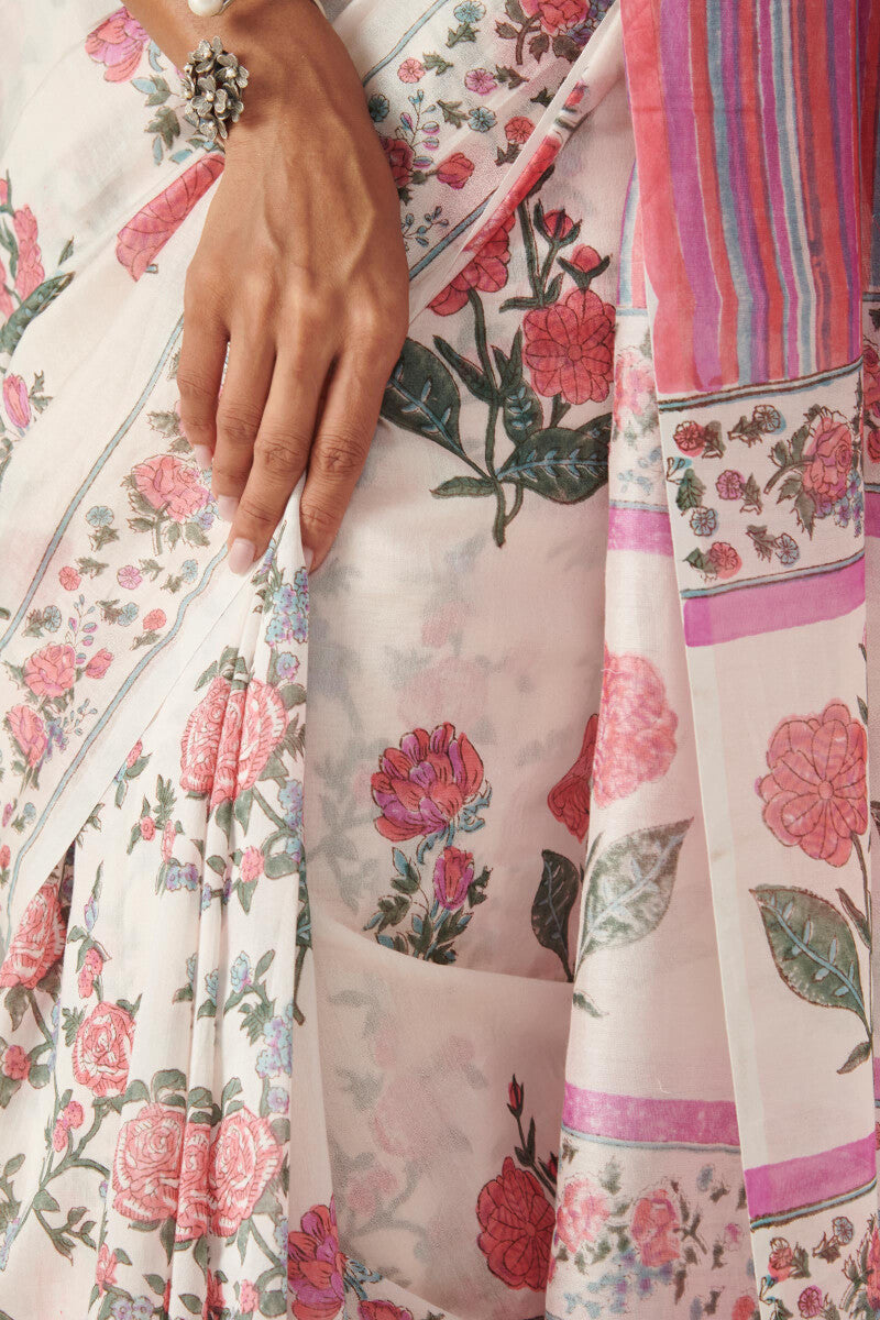 Gulbarg Zoraya Chanderi Saree