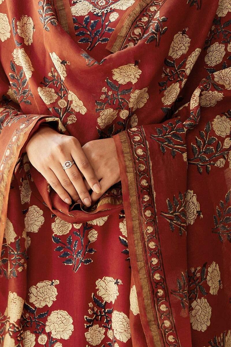 Sehra Rehmat Bagru Dupatta