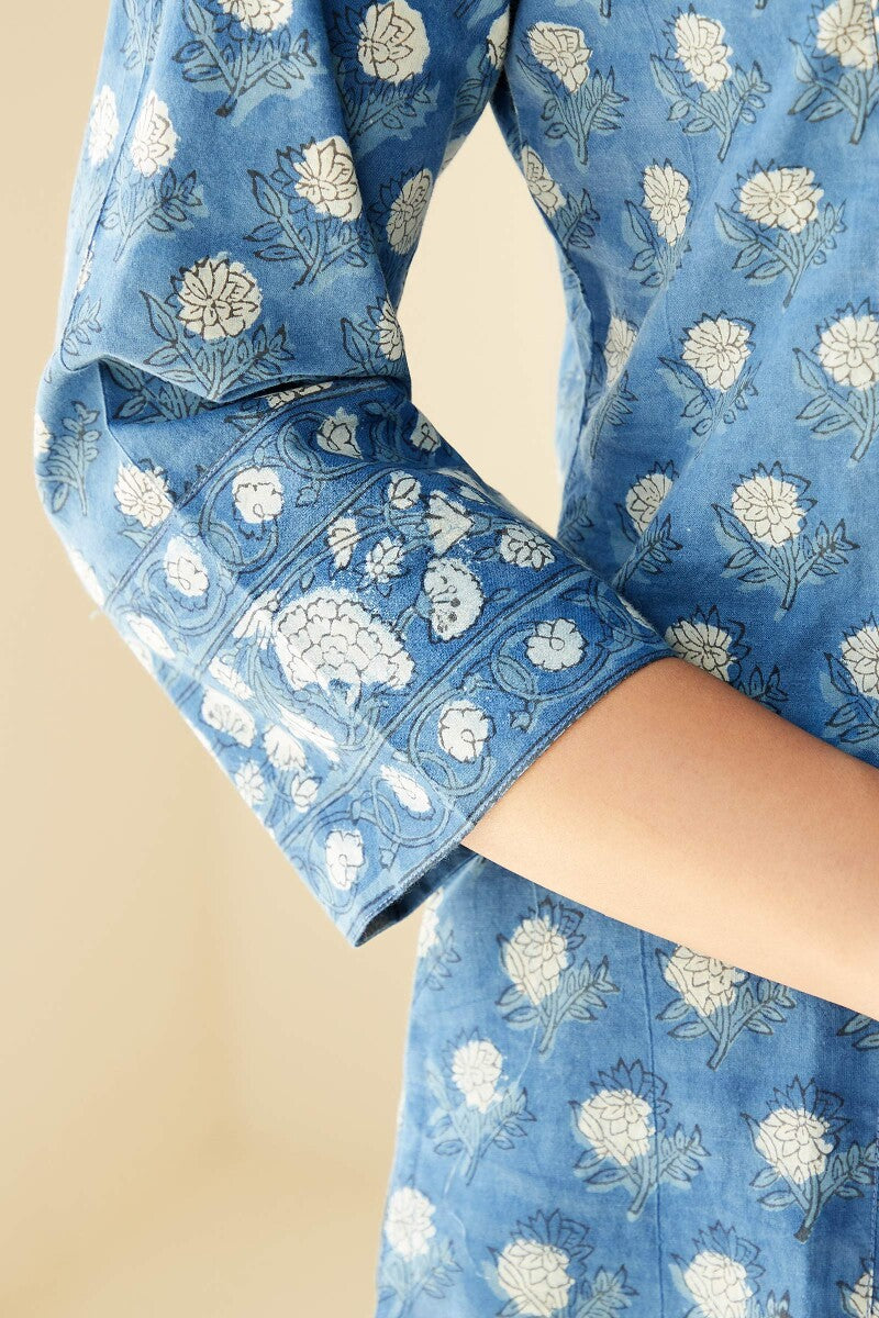 Sehra Noor Indigo Top