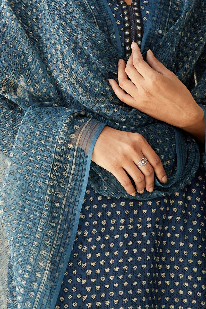 Sehra Simar Bagru Dupatta