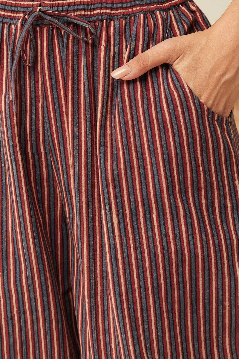 Sehra Nizam Ajrak Narrow Pants